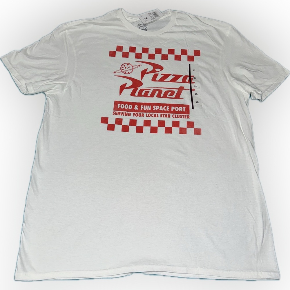 Disney Unisex Toy Story Pizza Planet T-Shirt - XL